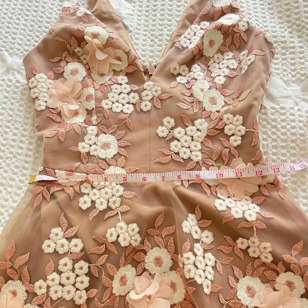 NWT Dress The Population Elisa Floral Appliqué Dress - Picture 13 of 13